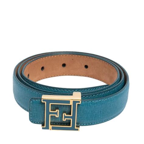 fendi cintura blu|fendi belt.